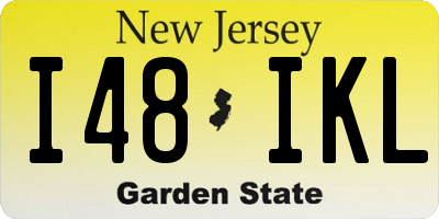 NJ license plate I48IKL