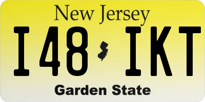 NJ license plate I48IKT
