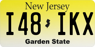 NJ license plate I48IKX