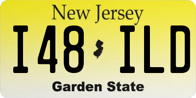 NJ license plate I48ILD