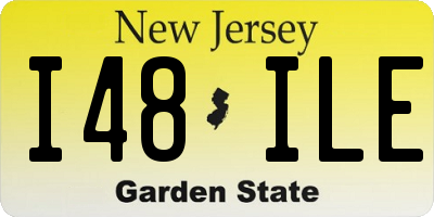 NJ license plate I48ILE