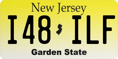 NJ license plate I48ILF