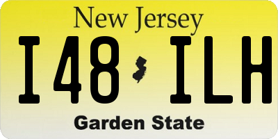 NJ license plate I48ILH