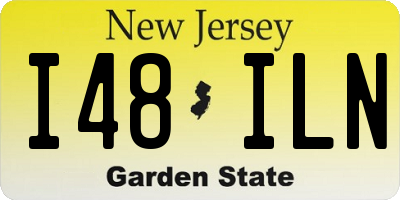 NJ license plate I48ILN