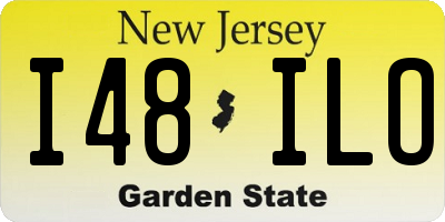 NJ license plate I48ILO