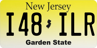 NJ license plate I48ILR