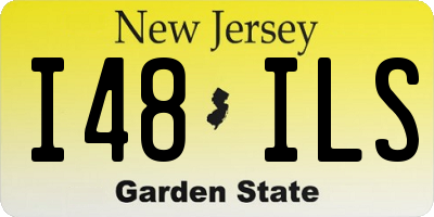 NJ license plate I48ILS
