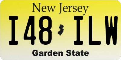 NJ license plate I48ILW