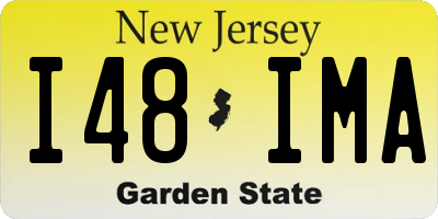 NJ license plate I48IMA