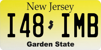 NJ license plate I48IMB