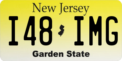 NJ license plate I48IMG