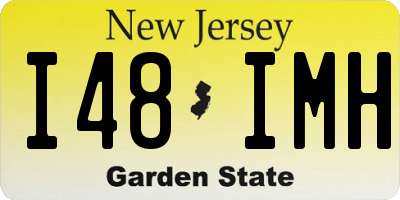 NJ license plate I48IMH