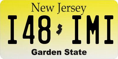 NJ license plate I48IMI