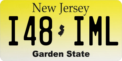 NJ license plate I48IML