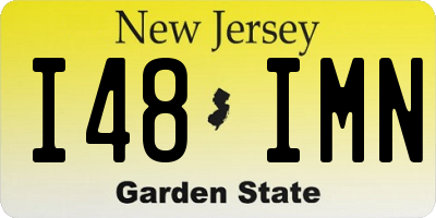 NJ license plate I48IMN
