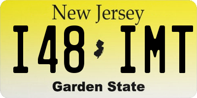 NJ license plate I48IMT