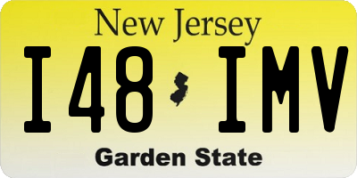 NJ license plate I48IMV