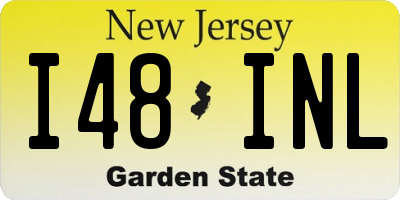 NJ license plate I48INL