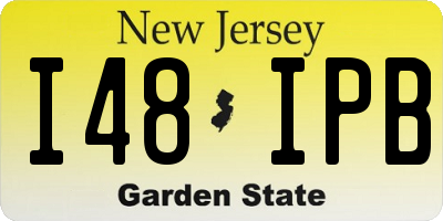 NJ license plate I48IPB