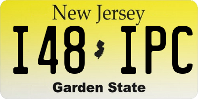 NJ license plate I48IPC