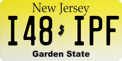 NJ license plate I48IPF