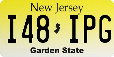 NJ license plate I48IPG