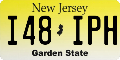 NJ license plate I48IPH