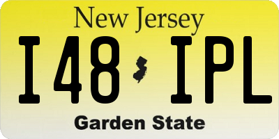 NJ license plate I48IPL