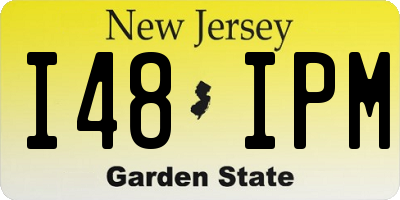 NJ license plate I48IPM