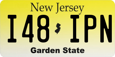 NJ license plate I48IPN