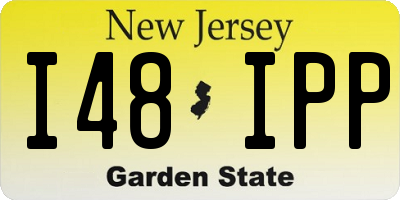 NJ license plate I48IPP