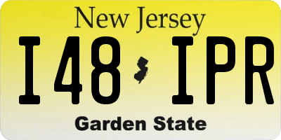 NJ license plate I48IPR