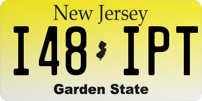 NJ license plate I48IPT