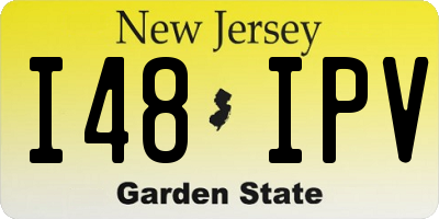 NJ license plate I48IPV