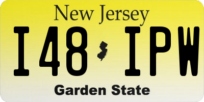 NJ license plate I48IPW