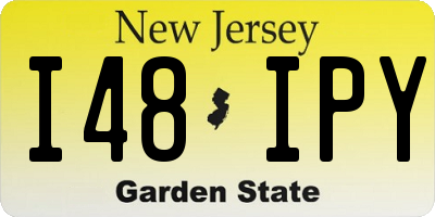 NJ license plate I48IPY