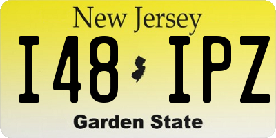 NJ license plate I48IPZ