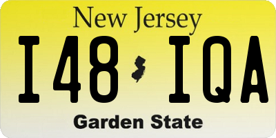 NJ license plate I48IQA