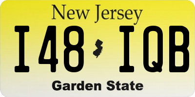 NJ license plate I48IQB