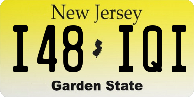 NJ license plate I48IQI