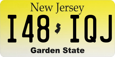 NJ license plate I48IQJ