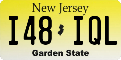 NJ license plate I48IQL