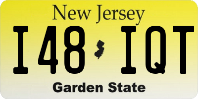 NJ license plate I48IQT