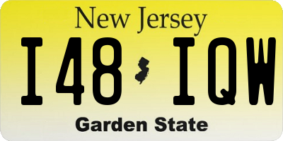 NJ license plate I48IQW