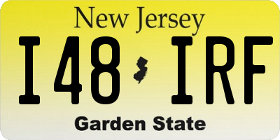 NJ license plate I48IRF