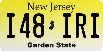 NJ license plate I48IRI