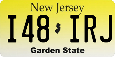 NJ license plate I48IRJ