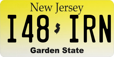 NJ license plate I48IRN