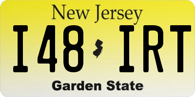 NJ license plate I48IRT
