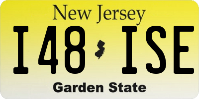NJ license plate I48ISE